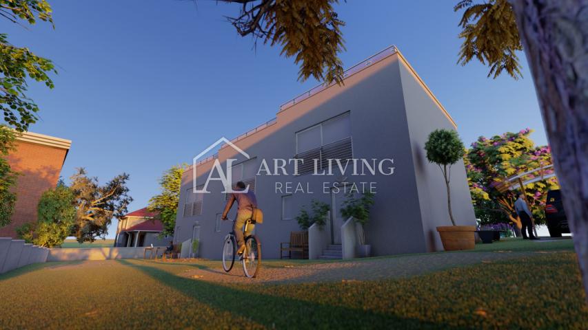 Umag-surroundings, Modern two-story apartment 400 m2 from the beach and the sea