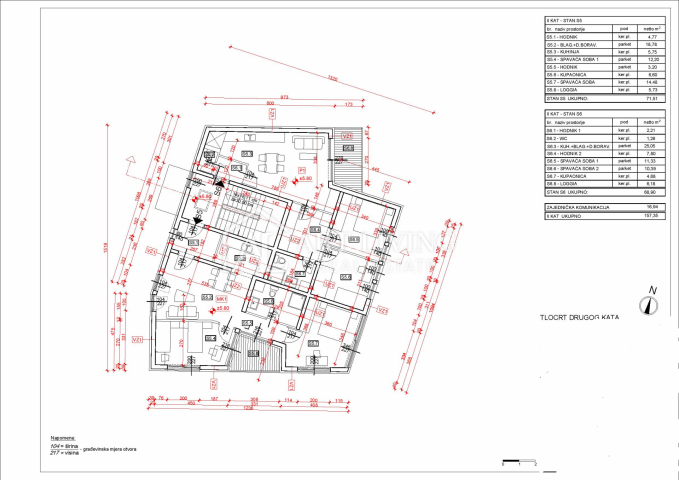 Umag-surroundings, NEW CONSTRUCTION, 300 m from the sea, two-bedroom apartment