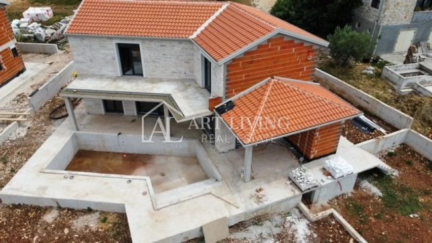 Poreč - surroundings, attractive villa with a panoramic view of the landscape and the sea