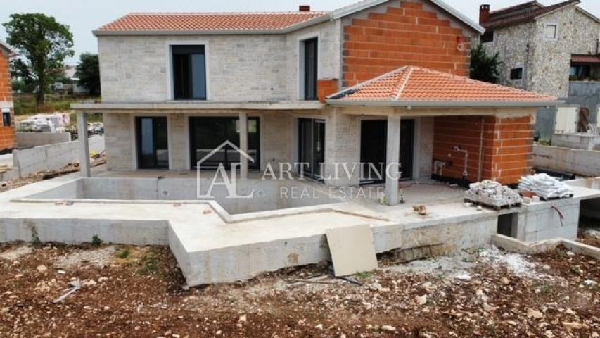 Poreč - surroundings, attractive villa with a panoramic view of the landscape and the sea