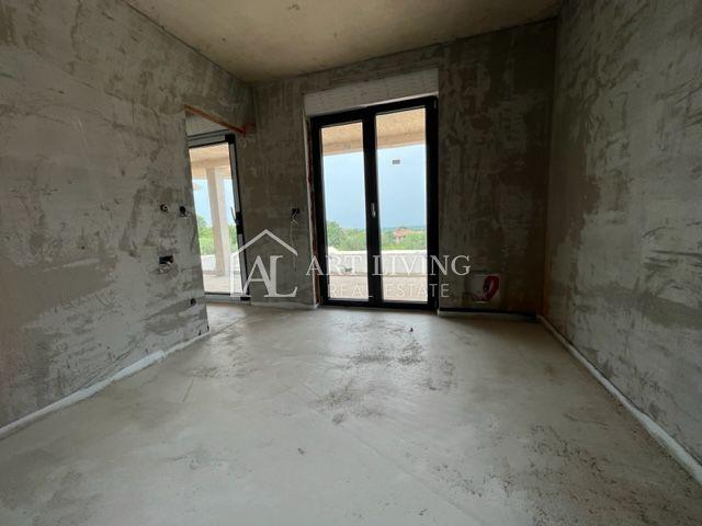 Poreč - surroundings, attractive villa with a panoramic view of the landscape and the sea