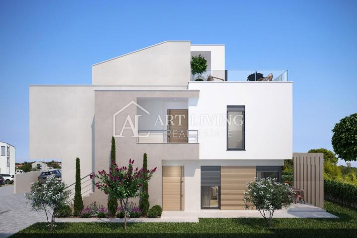 Umag-surroundings, TOP apartment on the 1st floor, just 300 m from the beach, NEWLY BUILT!