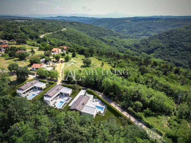 Istria, Poreč - Tinjan, attractive building plot with a modern villa project