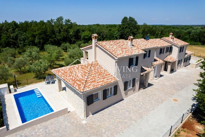 Novigrad-Umgebung, Doppelhaushälfte mit Pool und Meerblick