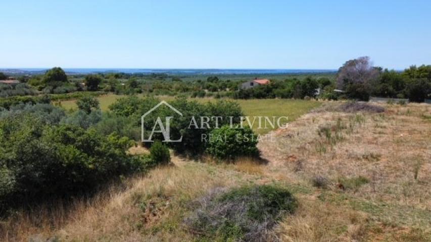 Vodnjan - surroundings, attractive building plot with sea view