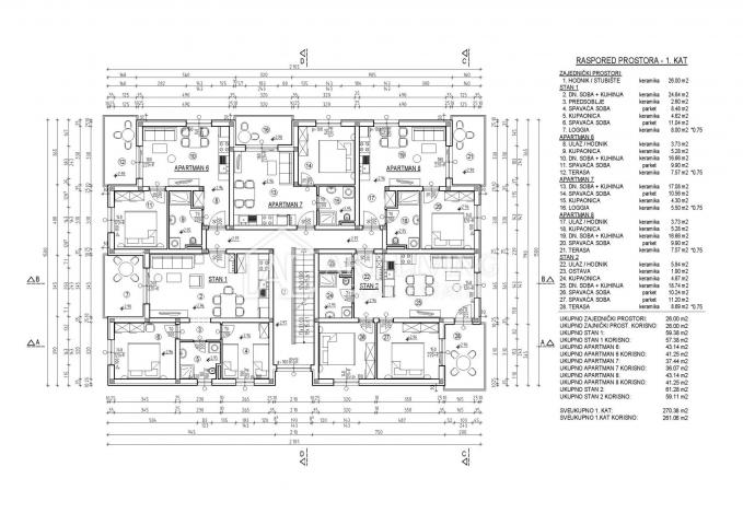 Umag, Umgebung - Erdgeschosswohnung 41,25 m2 in TOP-Lage 200 m vom Meer entfernt