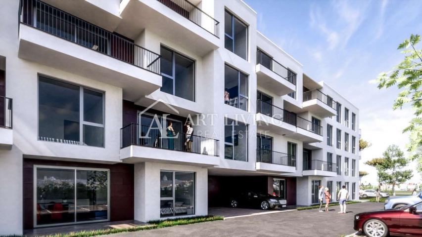 Istria, Umag - modern two-room apartment in a new building in a prime location