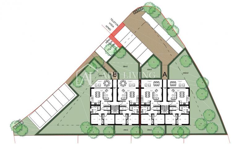 Istrien, Poreč, Umgebung - moderne Wohnung in einem Neubau in ruhiger Lage