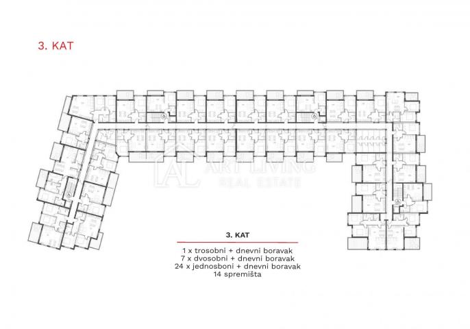 Istria, Umag - attractive one-room apartment with underground garage - NEW CONSTRUCTION