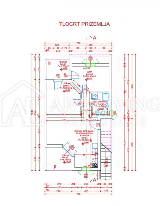 ISTRIA, PULA, surroundings - attractive apartment on the ground floor in the immediate vicinity of t