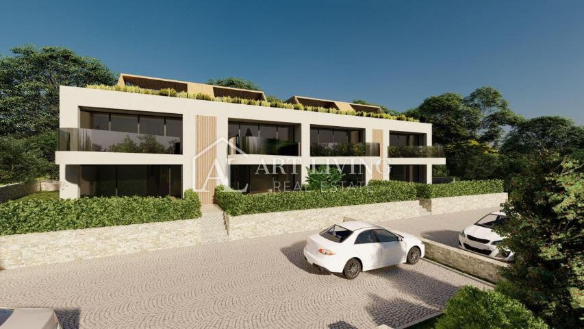 Istrien, Poreč, Umgebung - moderne attraktive Wohnung mit Dachterrasse - NEUBAU