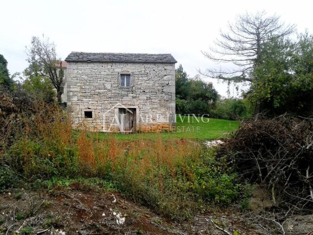 Istria, Oprtalj, surroundings - autochthonous Istrian stone house for renovation