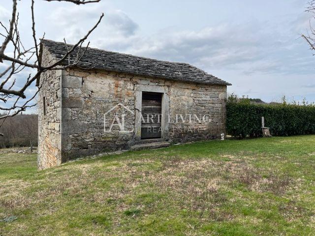 Istria, Oprtalj, surroundings - autochthonous Istrian stone house for renovation