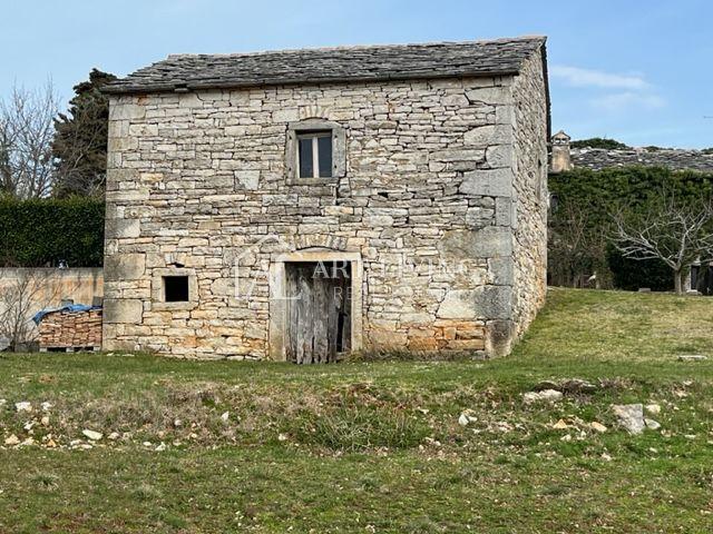 Istria, Oprtalj, surroundings - autochthonous Istrian stone house for renovation