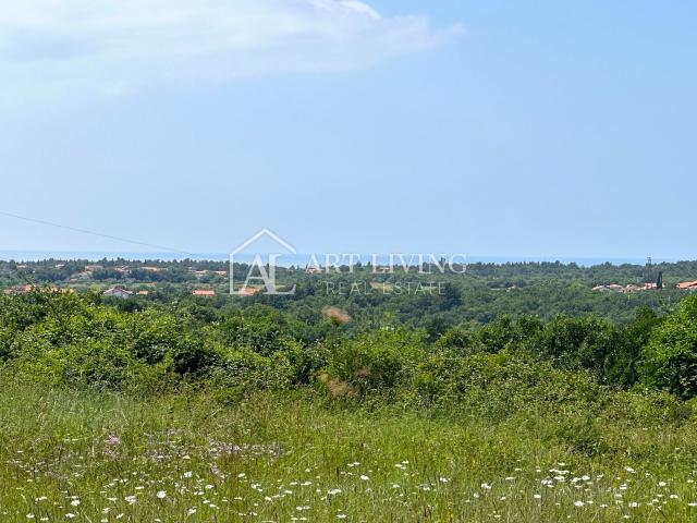 Istra, Umag - okolica, atraktivno građevinsko zemljište s pogledom na more