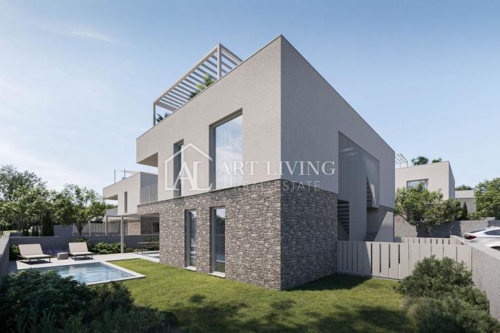 ISTRIA, NOVIGRAD - SURROUNDINGS - Modern and luxurious apartment on the ground floor with a garden i