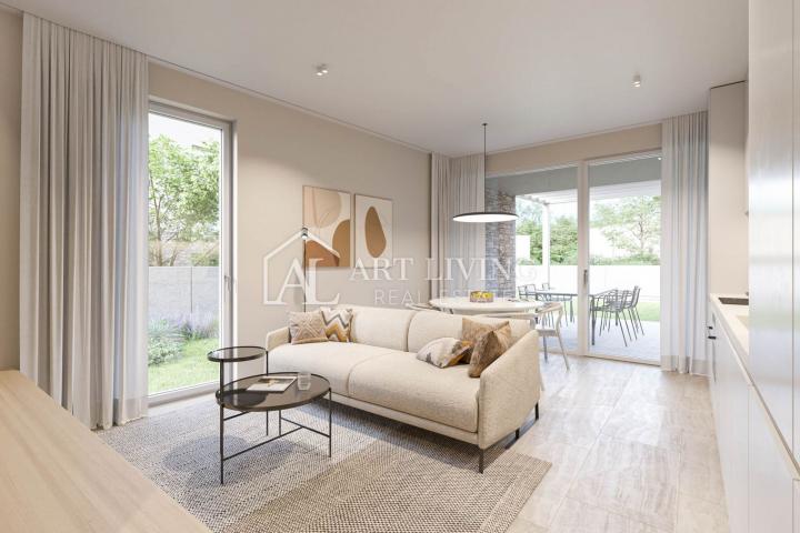 ISTRIA, NOVIGRAD - SURROUNDINGS - Modern and luxurious apartment on the ground floor with a garden i