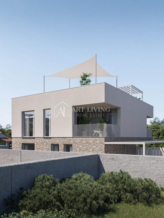 ISTRIEN, NOVIGRAD - UMGEBUNG - Moderne und attraktive Wohnung mit Dachterrasse, nur 300 m vom Meer e