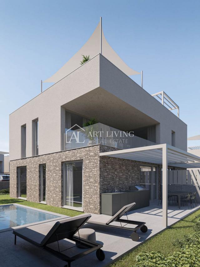 ISTRIEN, NOVIGRAD - UMGEBUNG - Moderne und attraktive Wohnung mit Dachterrasse, nur 300 m vom Meer e