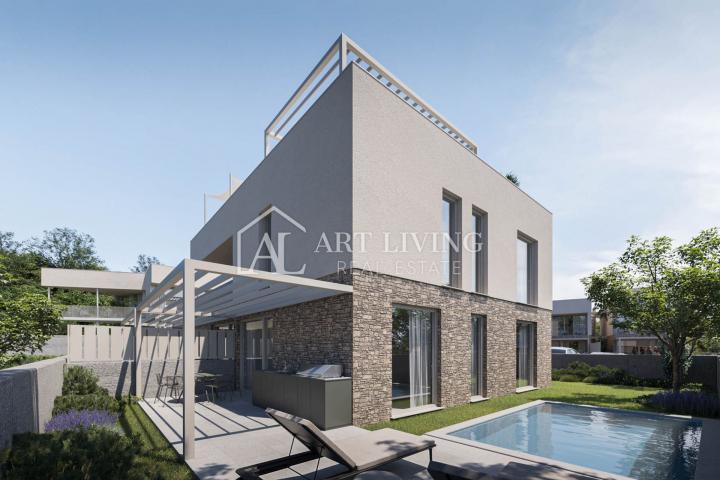 ISTRIEN, NOVIGRAD - UMGEBUNG - Moderne und attraktive Wohnung mit Dachterrasse, nur 300 m vom Meer e