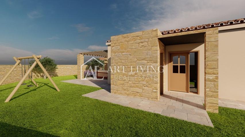 Istria, Novigrad, surroundings - attractive semi-detached house with swimming pool