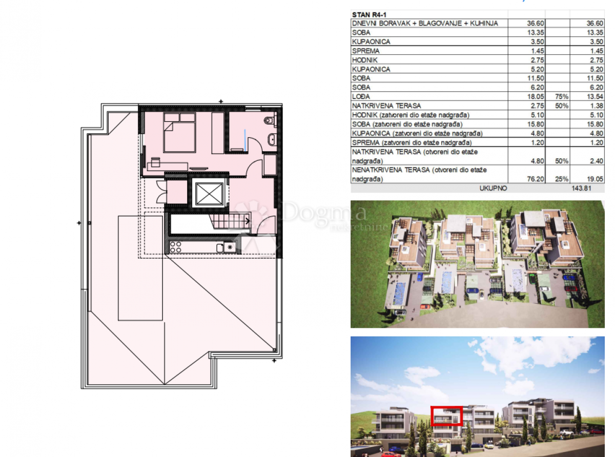 PENTHOUSE NA DRUGOM KATU NOVOGRADNJE + NADGRAĐE, R4-1