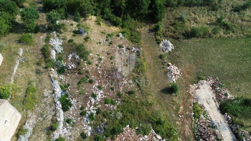 Brseč, building plot with a beautiful view of the sea