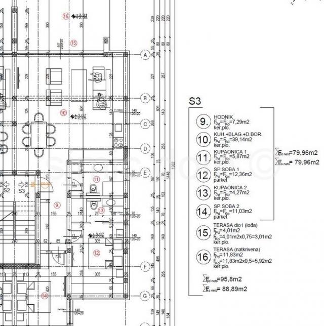 Prostrani apartman blizu plaže s pogledom, Murter