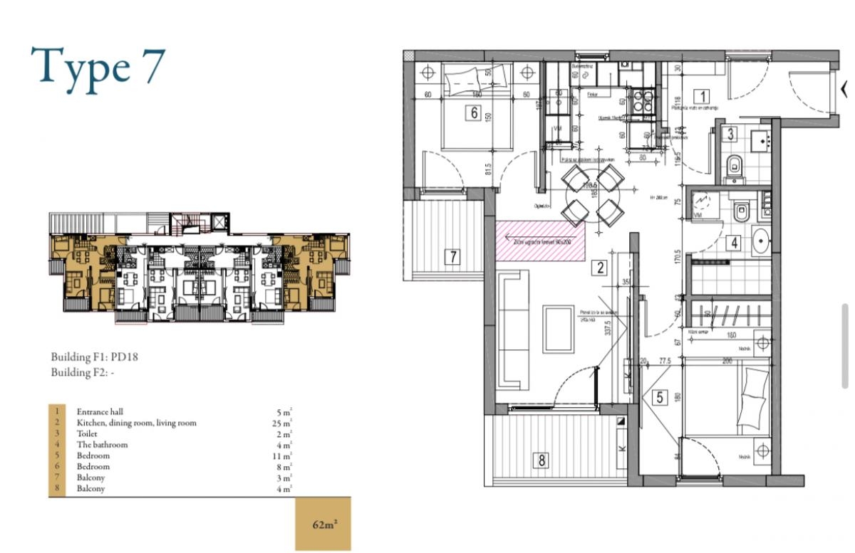 Huge complex of apartments by the sea, Kotor, Dobrota