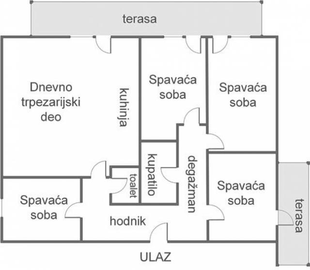 LUX useljiv 4. 0 stan sa parking mestom