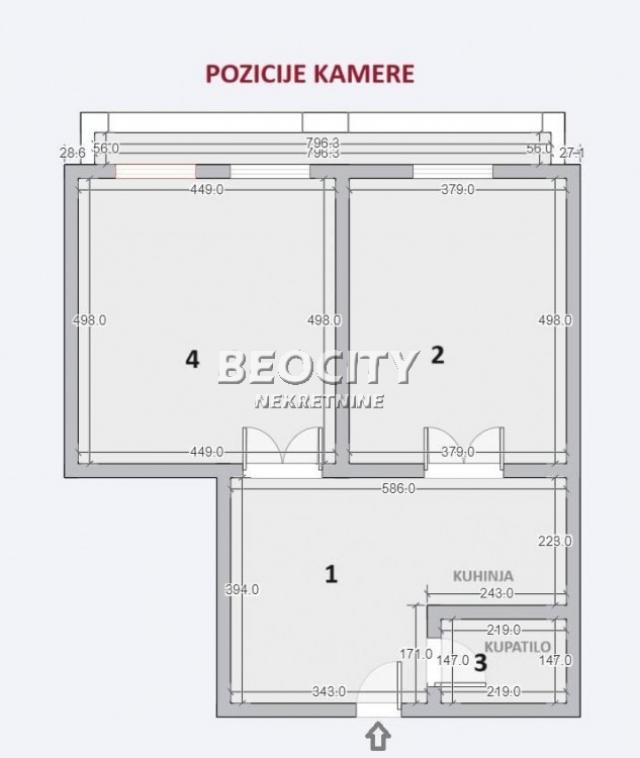 Vračar, Pravni fakultet, , 2. 5, 76m2, 1300EUR