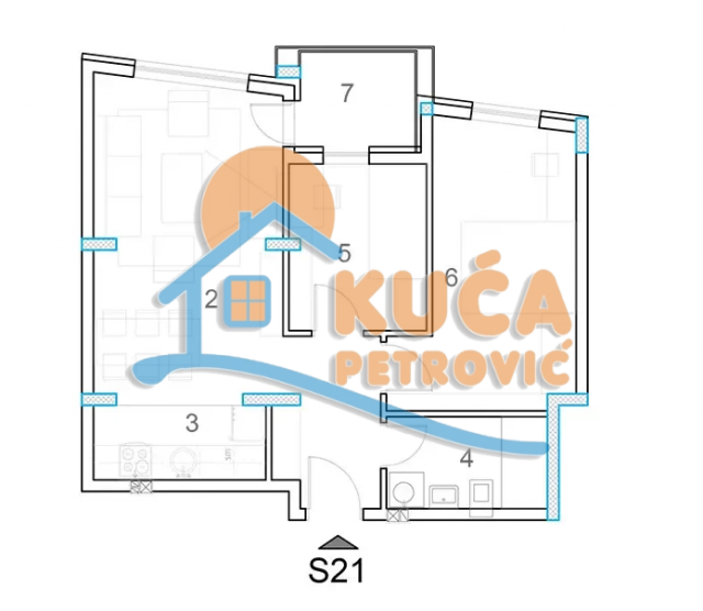 Čalije, novogradnja, pdv, eg, parking