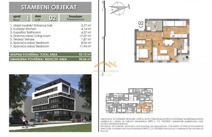 Izgradnja-trosoban stan sa PDV-om