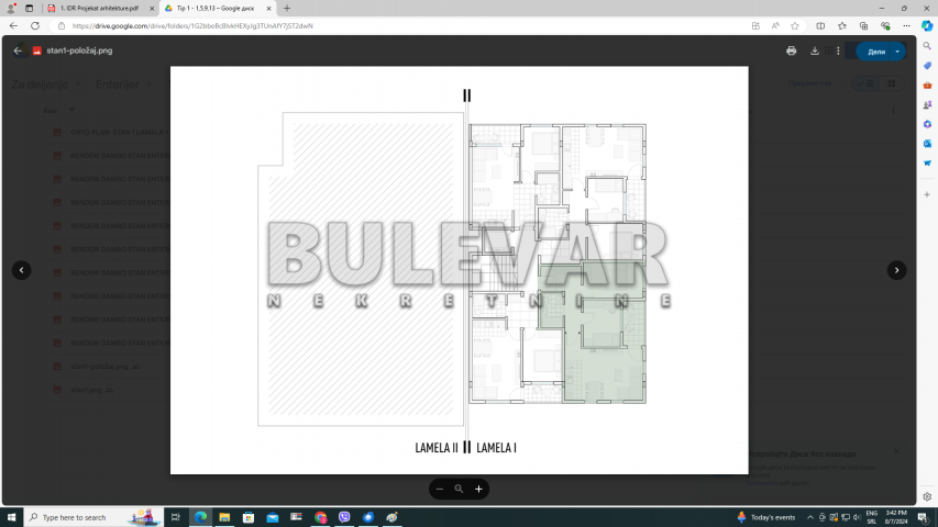 Lux novogradnja u blizini Čaira, 1. 5, 43 m2