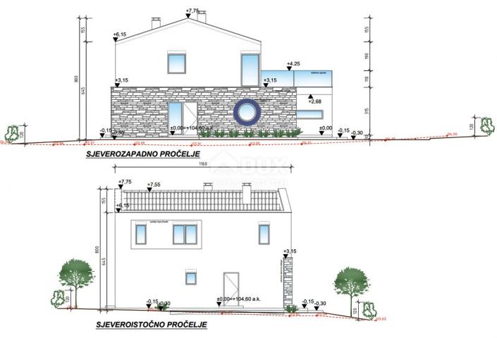 ISTRA, LABIN - Suvremeno dizajnirana kuća s bazenom