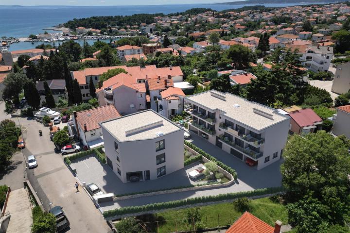 Krk, NOVOGRADNJA luksuzan dvosoban stan 83m2 USELJIVO