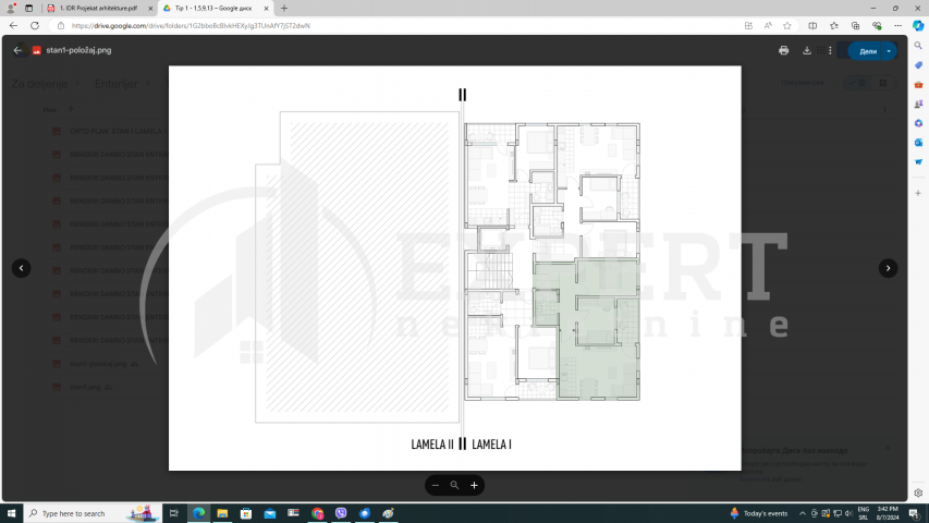 Lux novogradnja u blizini Čaira, 1. 5, 43 m2