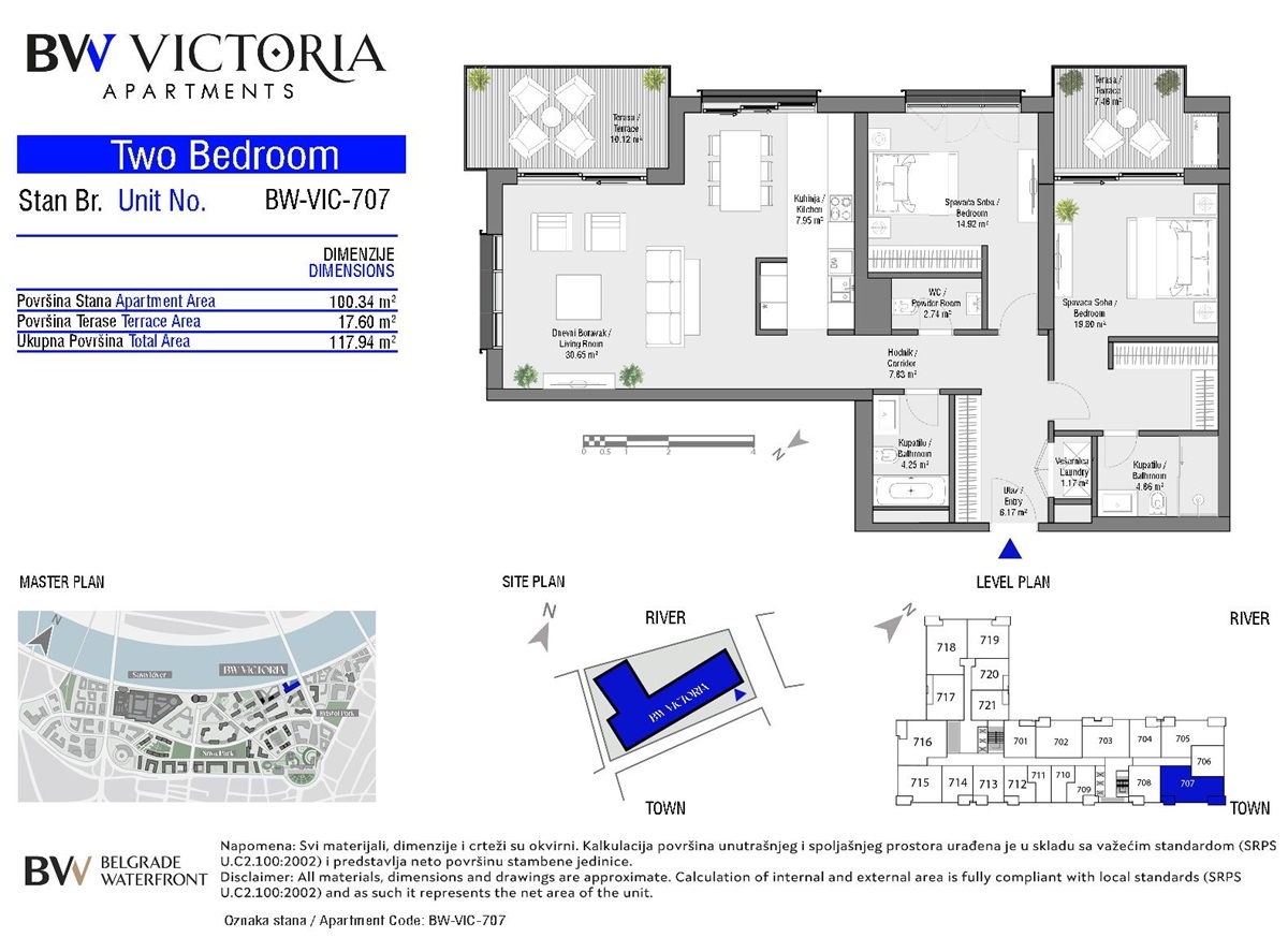 LUKSUZNA TROSOBNA NEKRETNINA U ZGRADI BW-VICTORIA