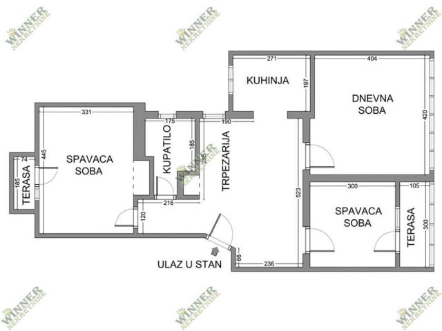 Prodaja Stan Zvezdara Đeram, Bul. Kralja Aleksandra 74m2, 3. 0 ID#1333