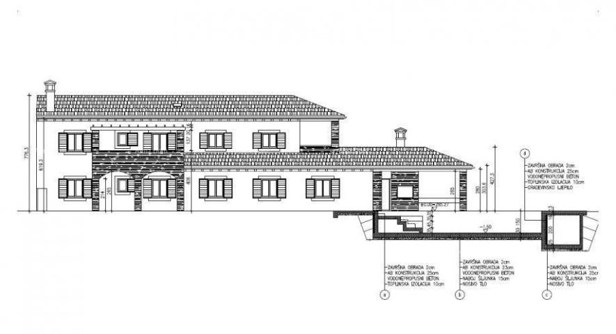 Haus Verkauf eines Steinhauses mit Scheune und Hof, in der Nähe von Kanfanar!