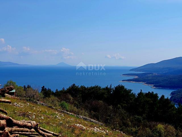 ISTRA, RABAC - Jedinstveno građevinsko zemljište s panoramskim pogledom na more