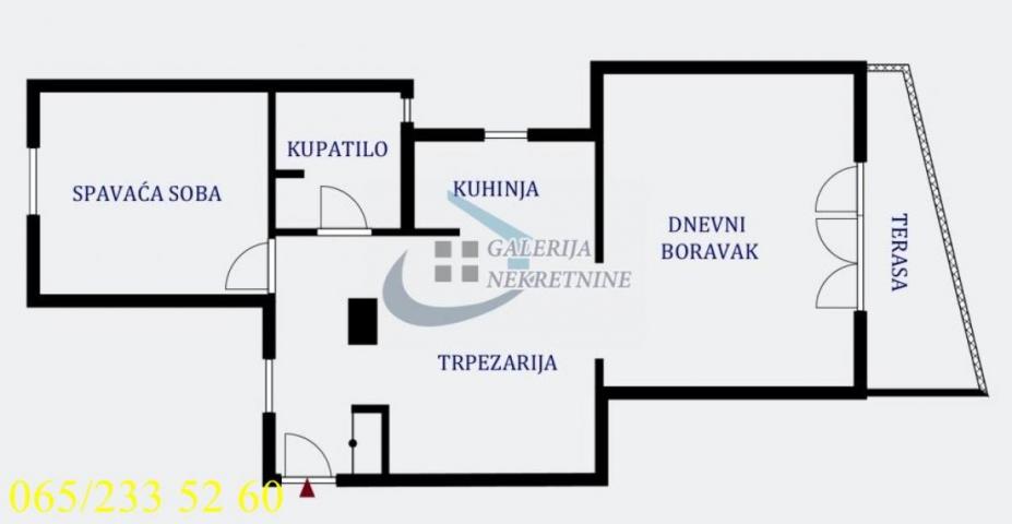 Savski venac, Zeleni venac - Lomina 60m2