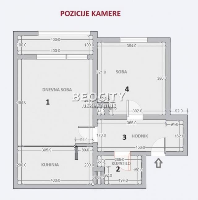 Palilula, Karaburma, Dr Đorđa Joanovića, 2. 0, 52m2, 93600EUR