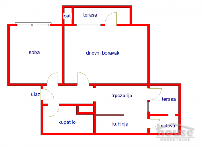 Stan NOVI SAD, LIMAN 4, kv: 63, € 154500, ID: 1061432