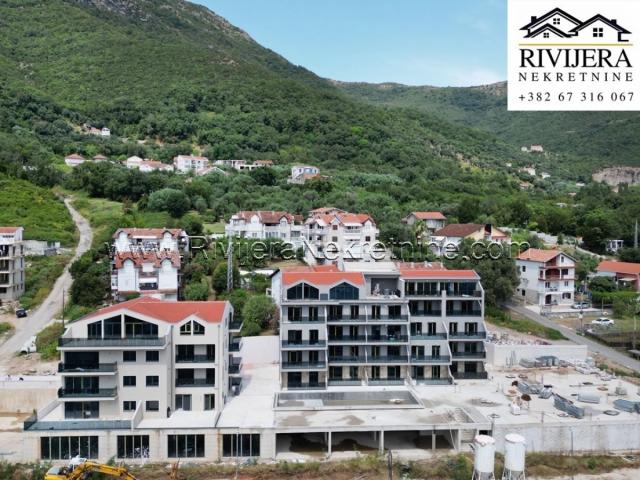 Novoizgrađeni stanovi sa pogledom na more Baosici Herceg Novi