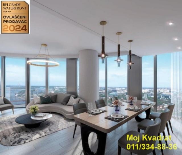 Beograd na vodi - BW St. Regis Residences (Kula Beograd), 87m2 - USKORO USELJIV - BEZ PROVIZIJE ZA K