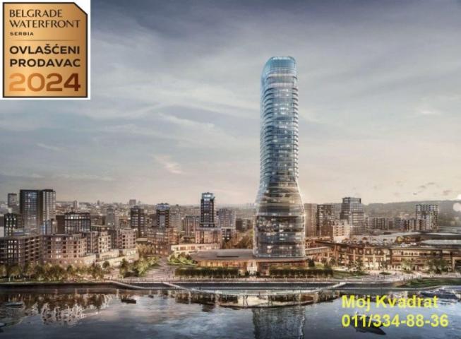 Beograd na vodi - BW St. Regis Residences (Kula Beograd), 87m2 - USKORO USELJIV - BEZ PROVIZIJE ZA K