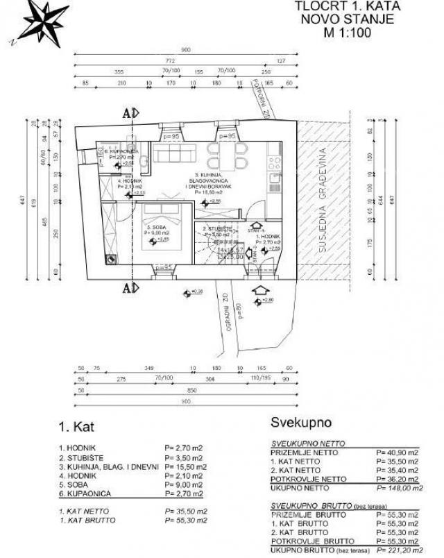 House House for sale for renovation, Labin