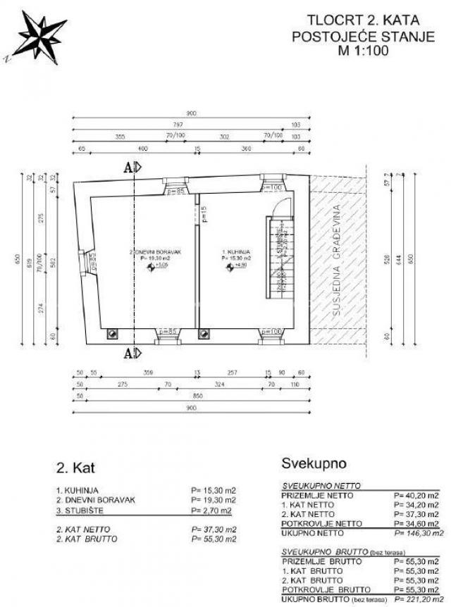 House House for sale for renovation, Labin