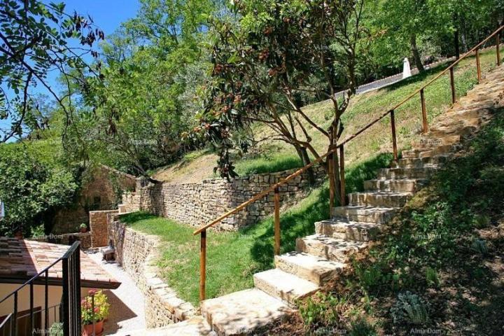 House Stone house with swimming pool and panoramic view.